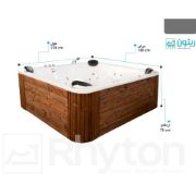 تصویر  وان جکوزی ریتون مدل مارون چهار نفره