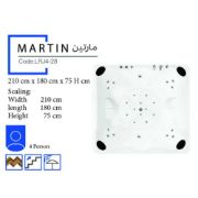 تصویر  وان جکوزی بادیز مدل مارتین 4 نفره